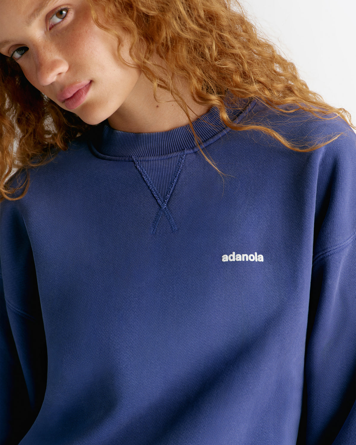 Vintage Relaxed Sweatshirt - Petrol Blue