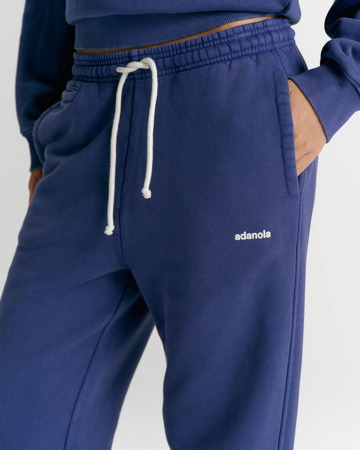 Vintage Straight Leg Sweatpants - Petrol Blue