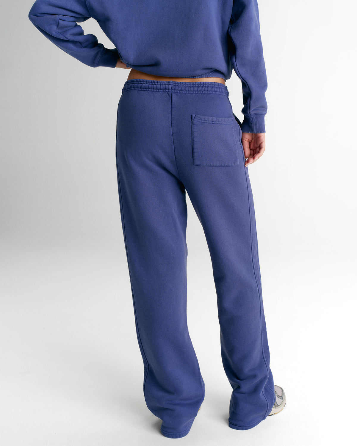 Vintage Straight Leg Sweatpants - Petrol Blue