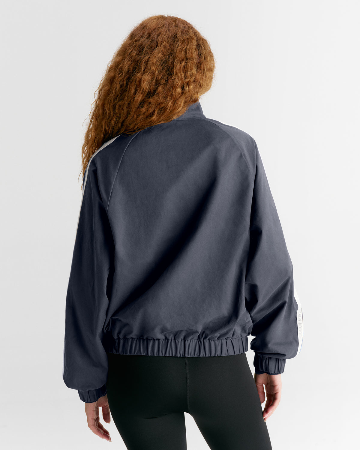 Stripe Detail Track Jacket - Midnight Blue