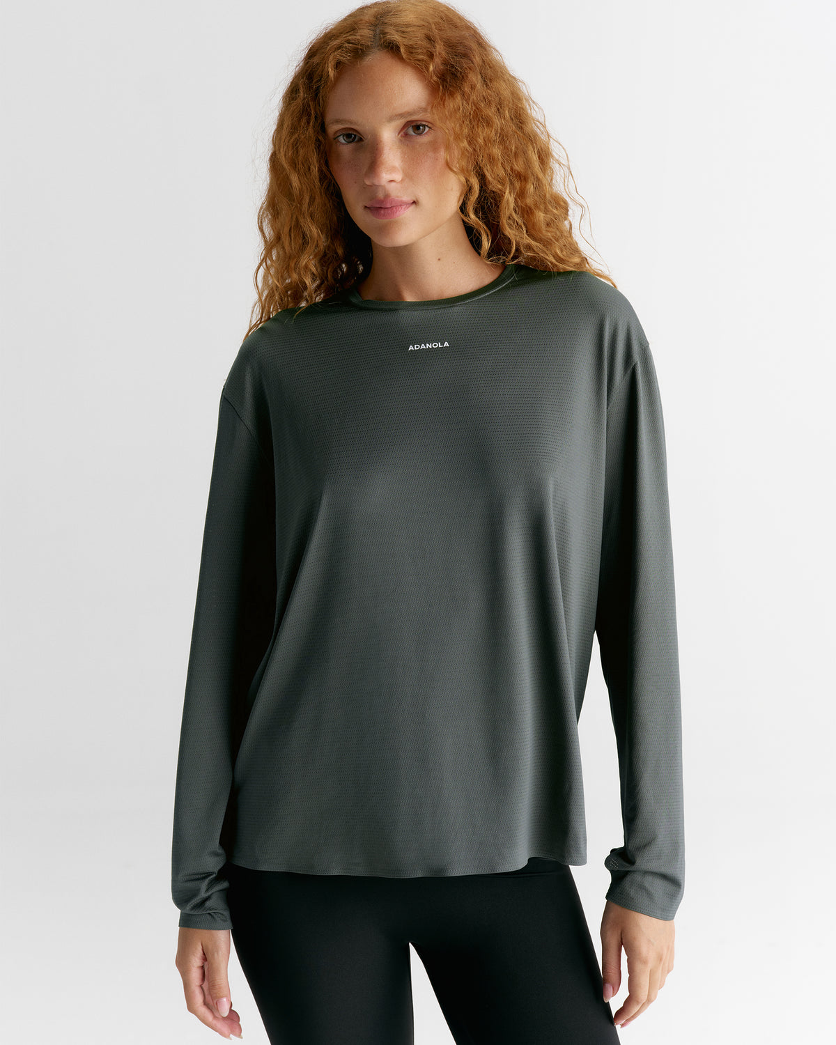Mesh Active Long Sleeve T-shirt - Sea Green