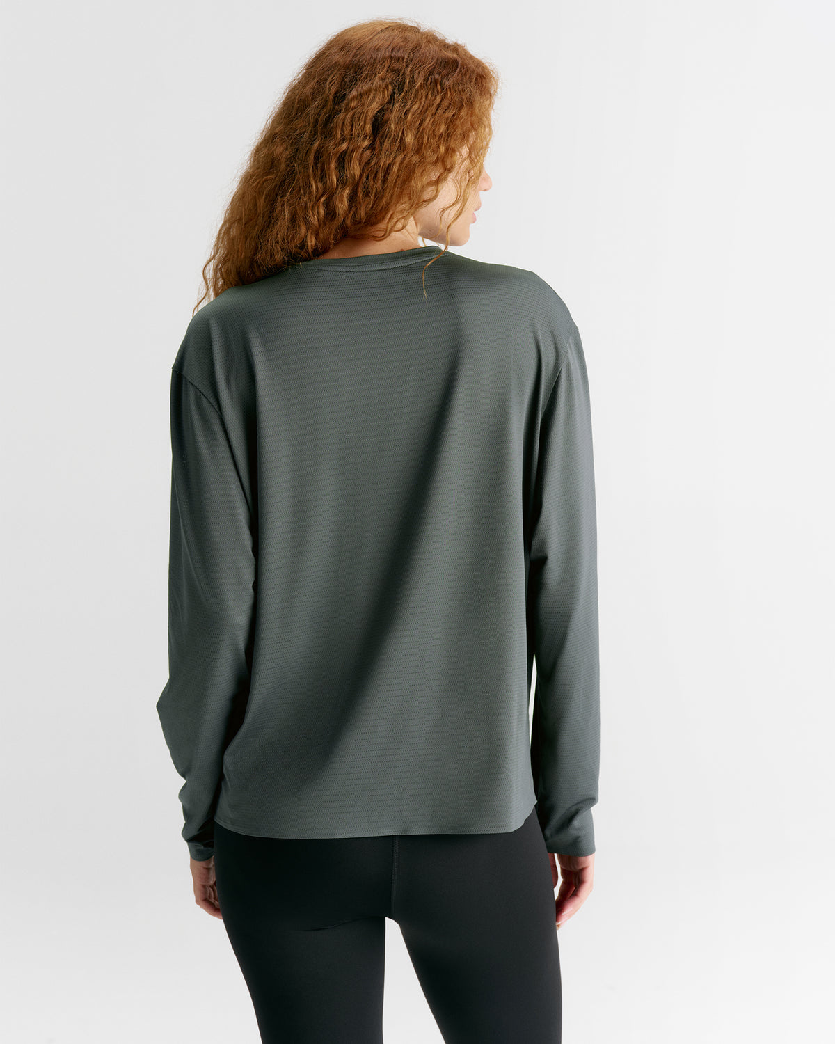 Mesh Active Long Sleeve T-shirt - Sea Green
