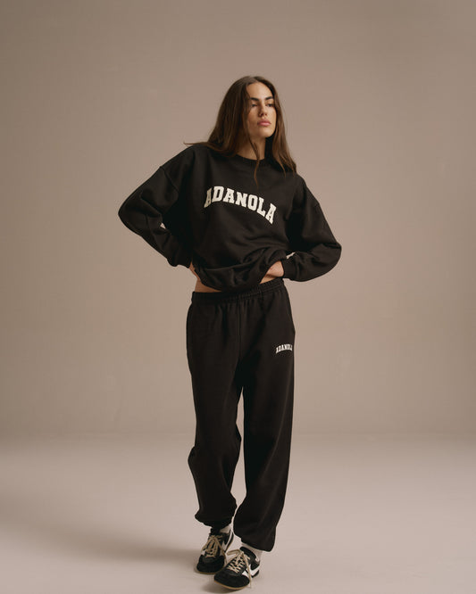 Varsity Sweatpants - Black
