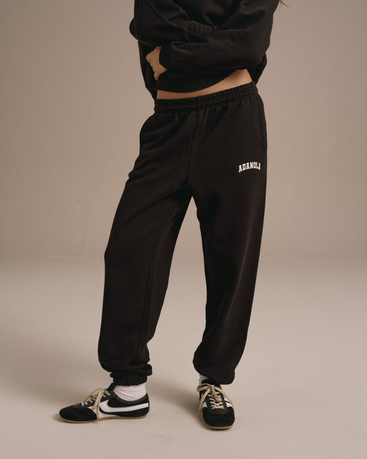 Varsity Sweatpants - Black