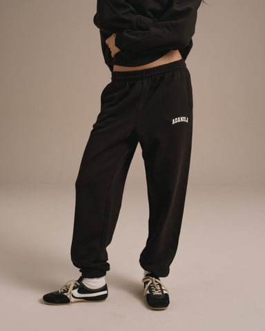 Varsity Sweatpants - Black