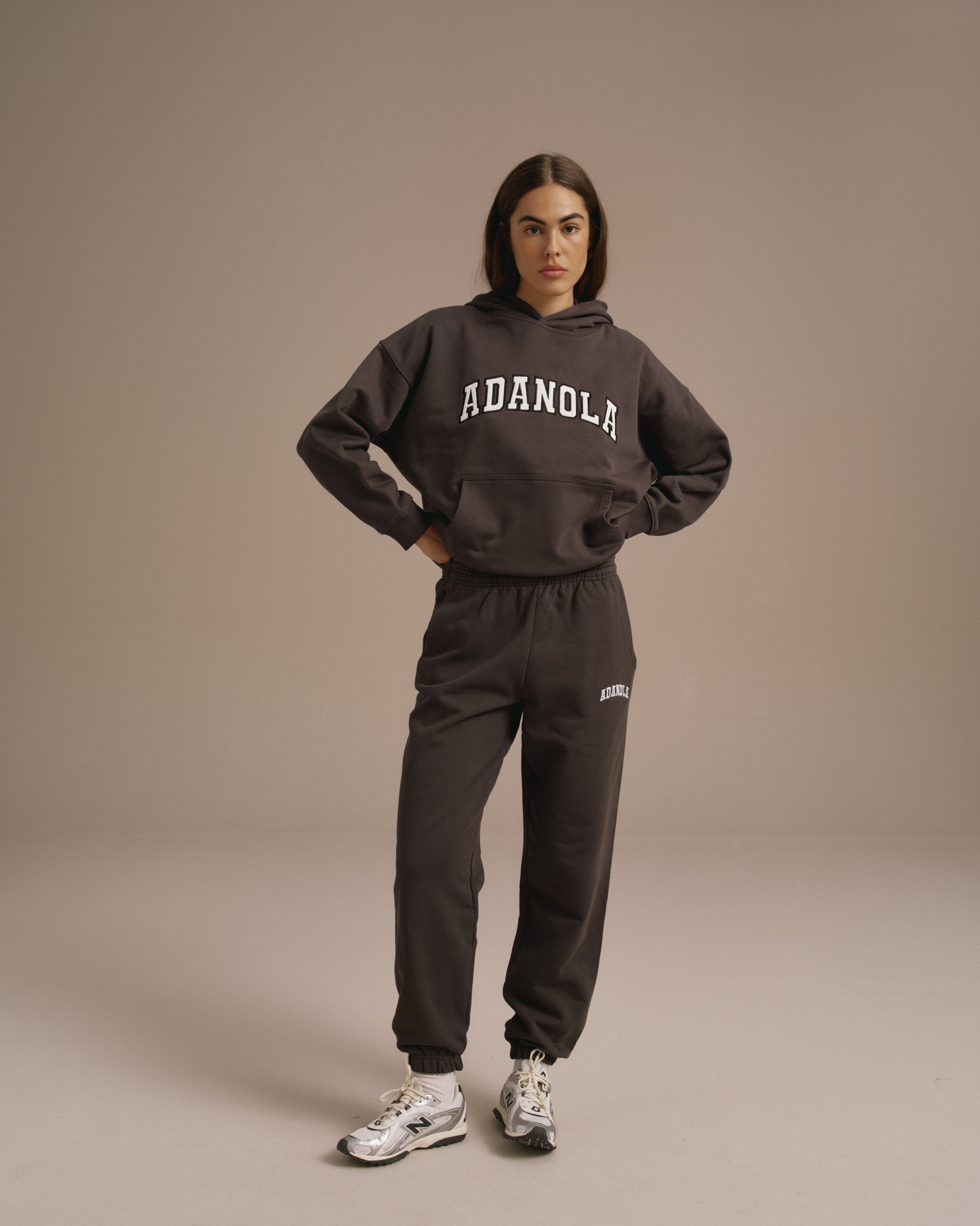 Varsity Sweatpants - Washed Coffee Bean
