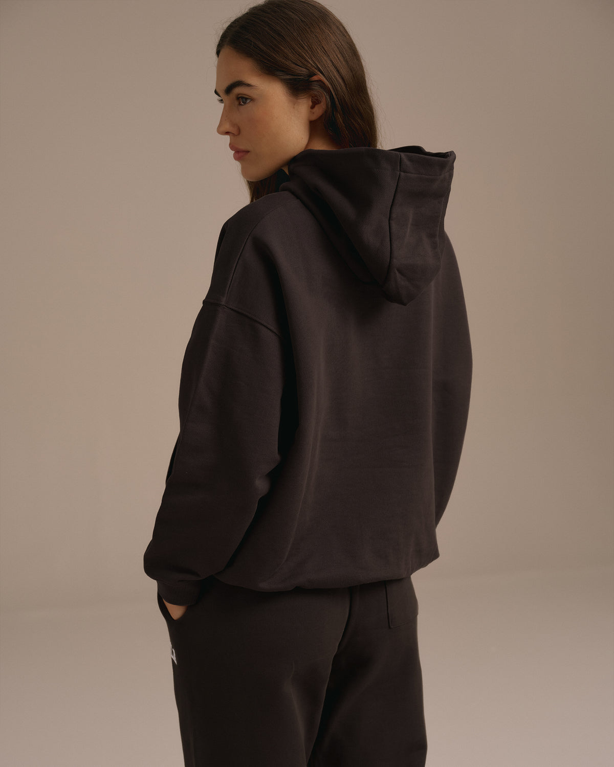 Oversized Hoodie - Coffee Bean