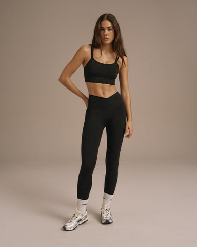 Ultimate Wrap Over Leggings - Black