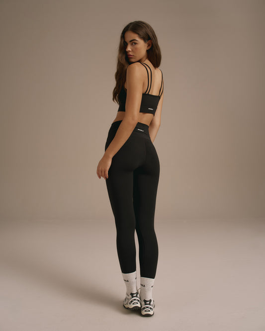Ultimate Wrap Over Leggings - Black