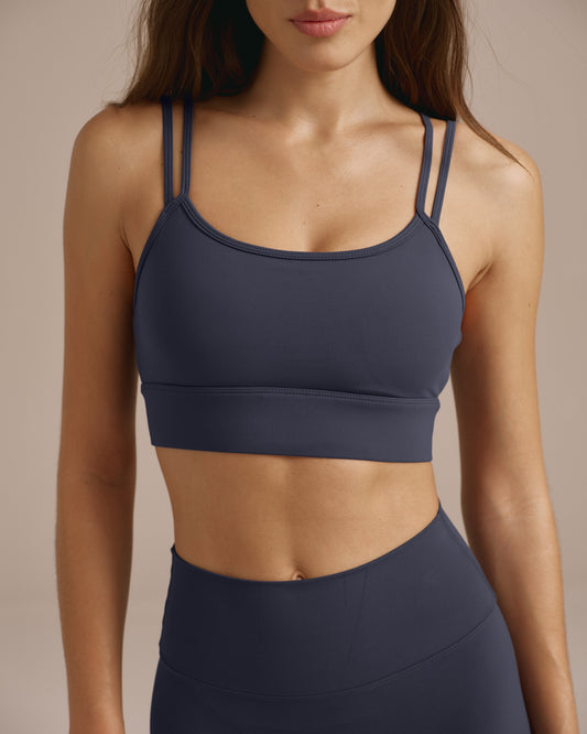 Ultimate Double Strap Bra - Midnight Blue