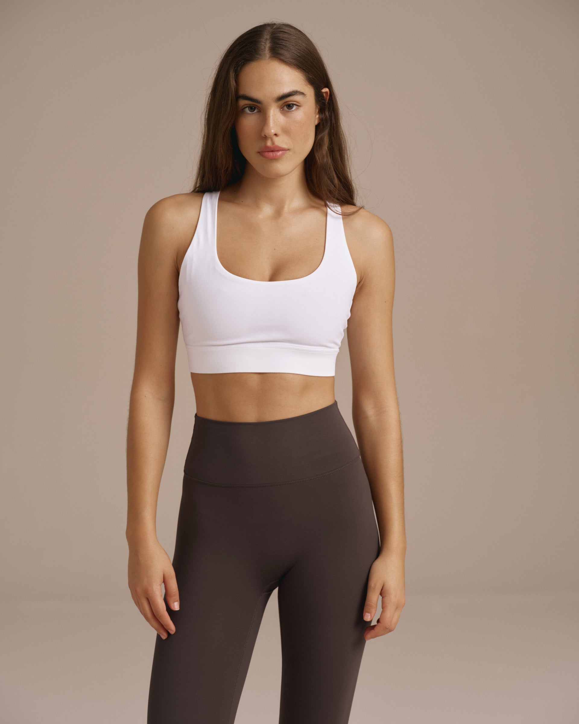 Ultimate Cross Back Bra - White