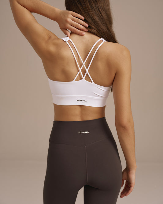 Ultimate Cross Back Bra - White