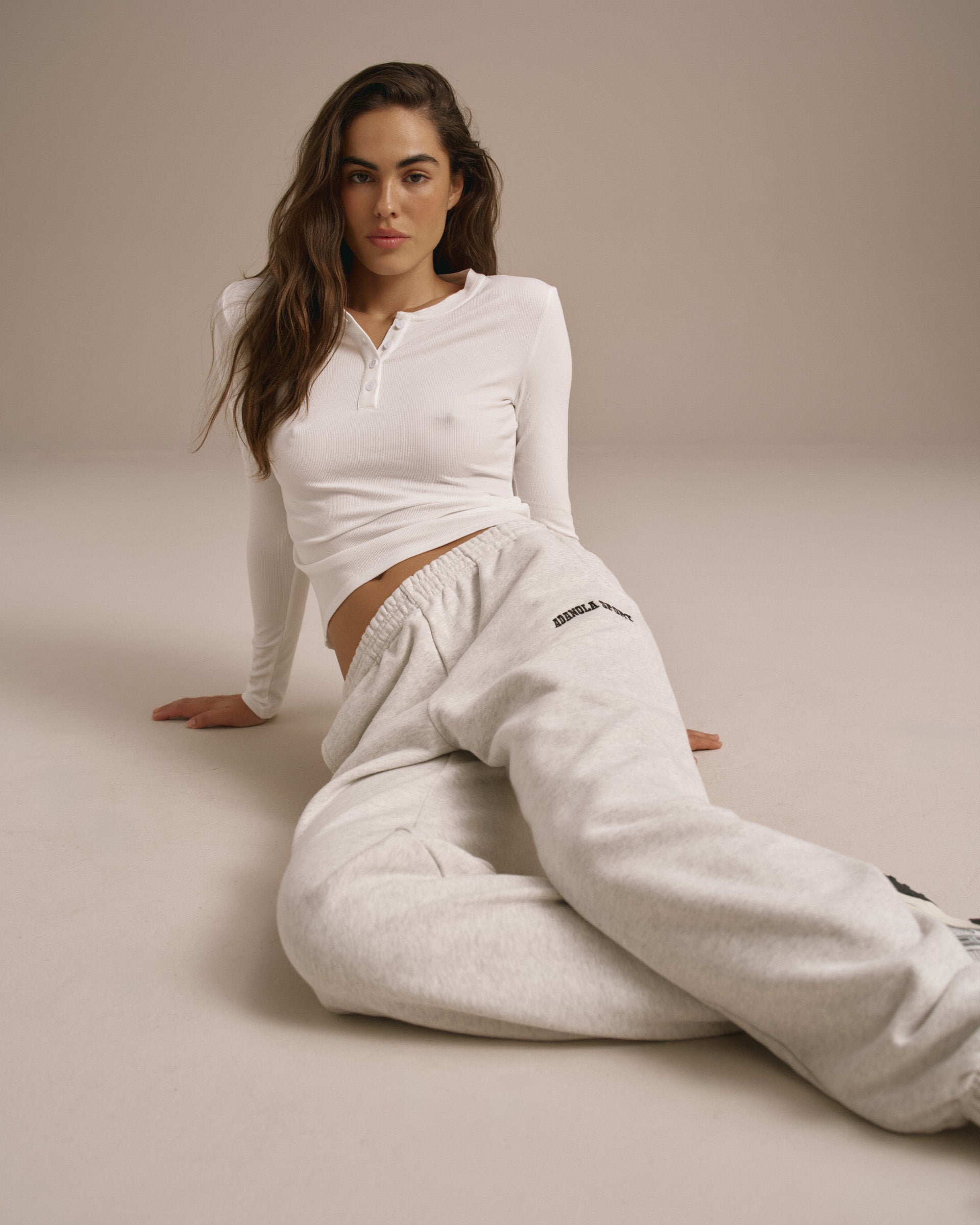 AS Sweatpants - Light Grey Melange