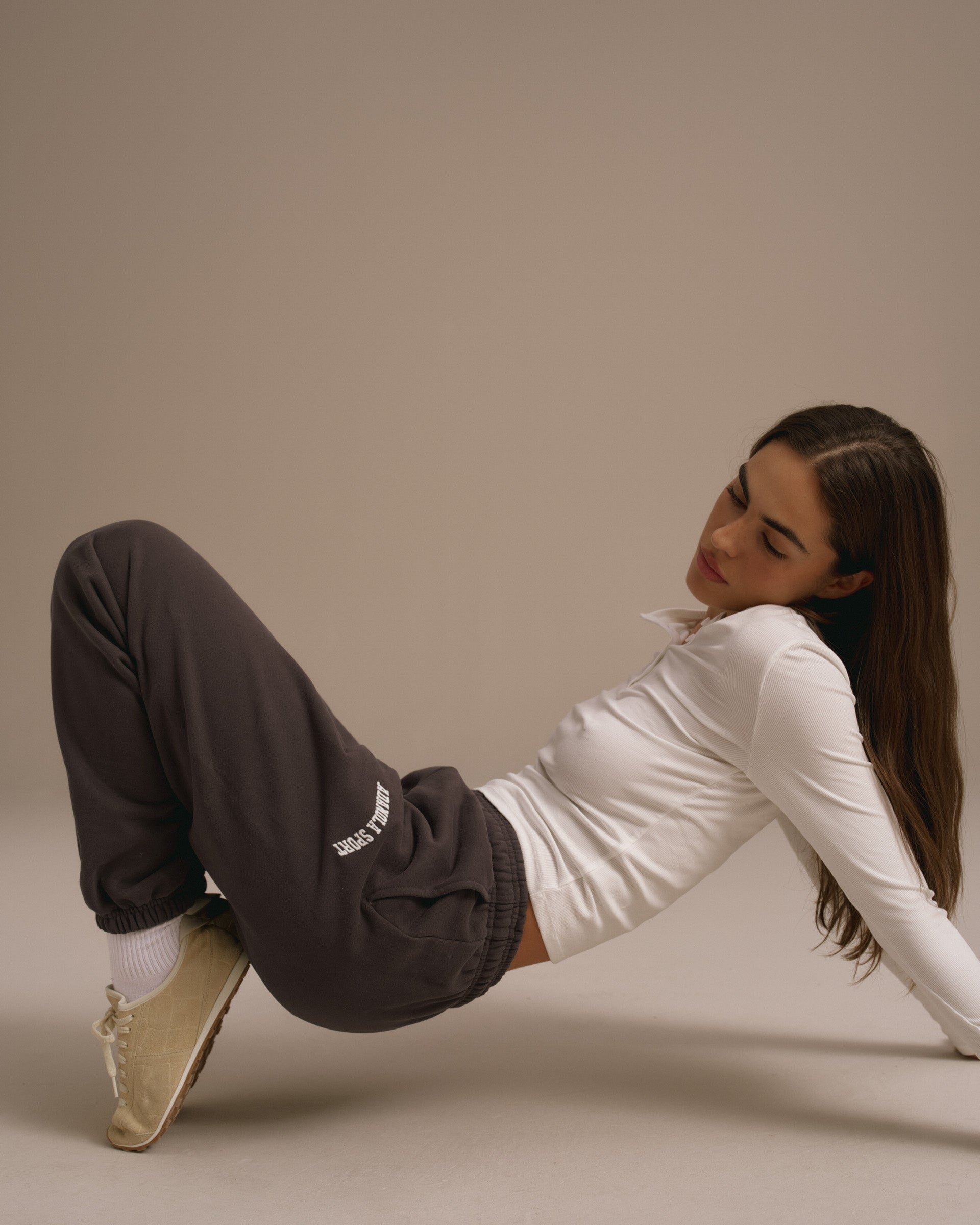 AS Sweatpants - Washed Coffee Bean