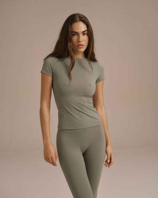 Ultimate Short Sleeve Top - Olive Green