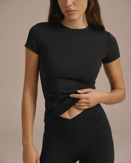 Ultimate Short Sleeve Top - Black