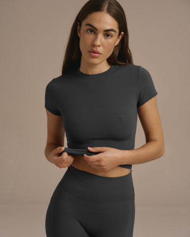 Ultimate Short Sleeve Top - Graphite Grey