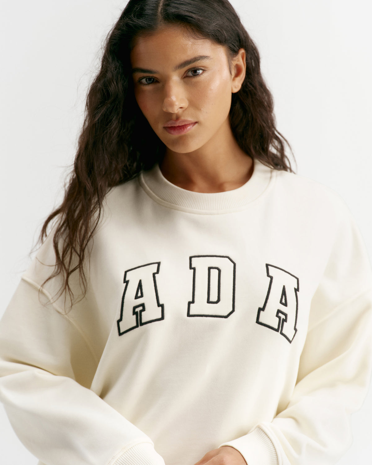 ADA Oversized Sweatshirt - Marshmallow White