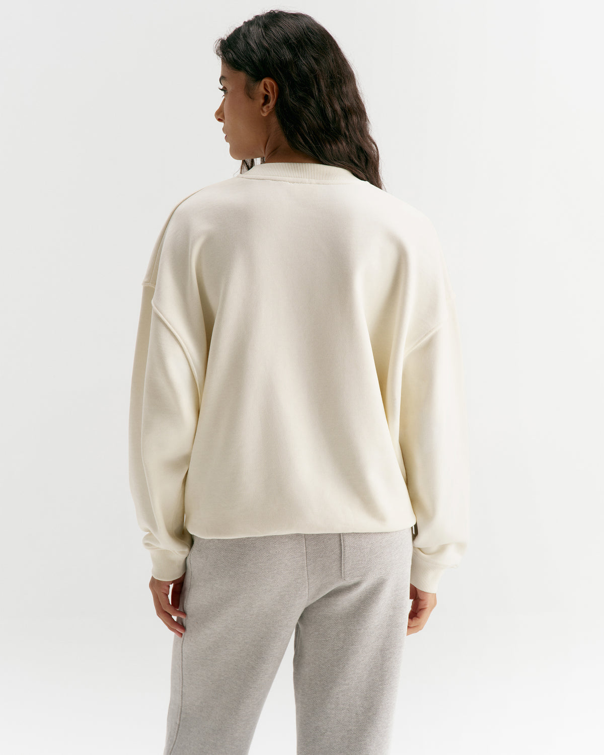 ADA Oversized Sweatshirt - Marshmallow White
