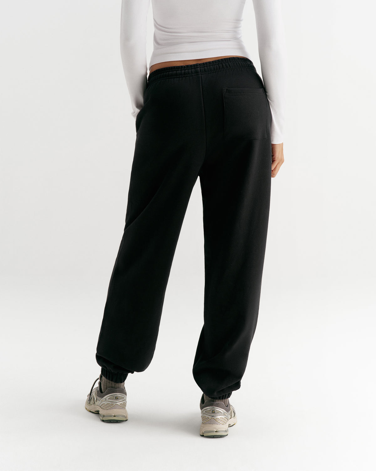 Cuffed Sweatpants - Black