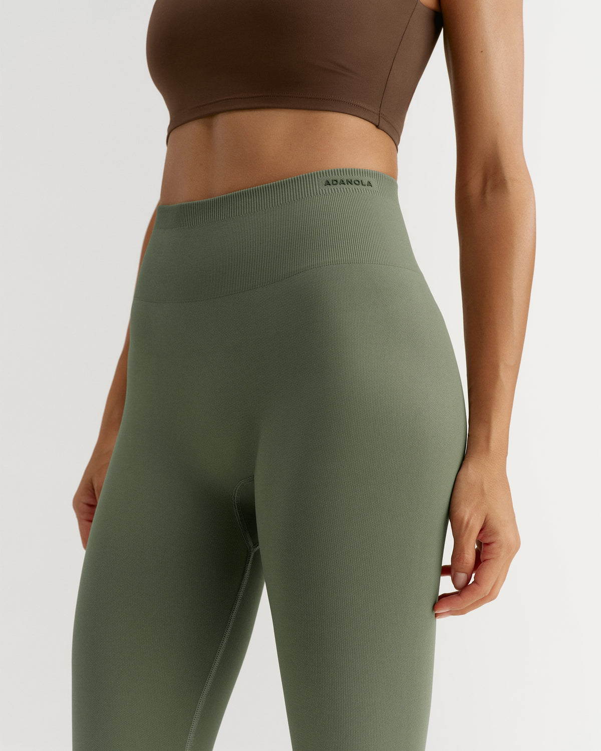 Classic Seamless Leggings - Thyme Green