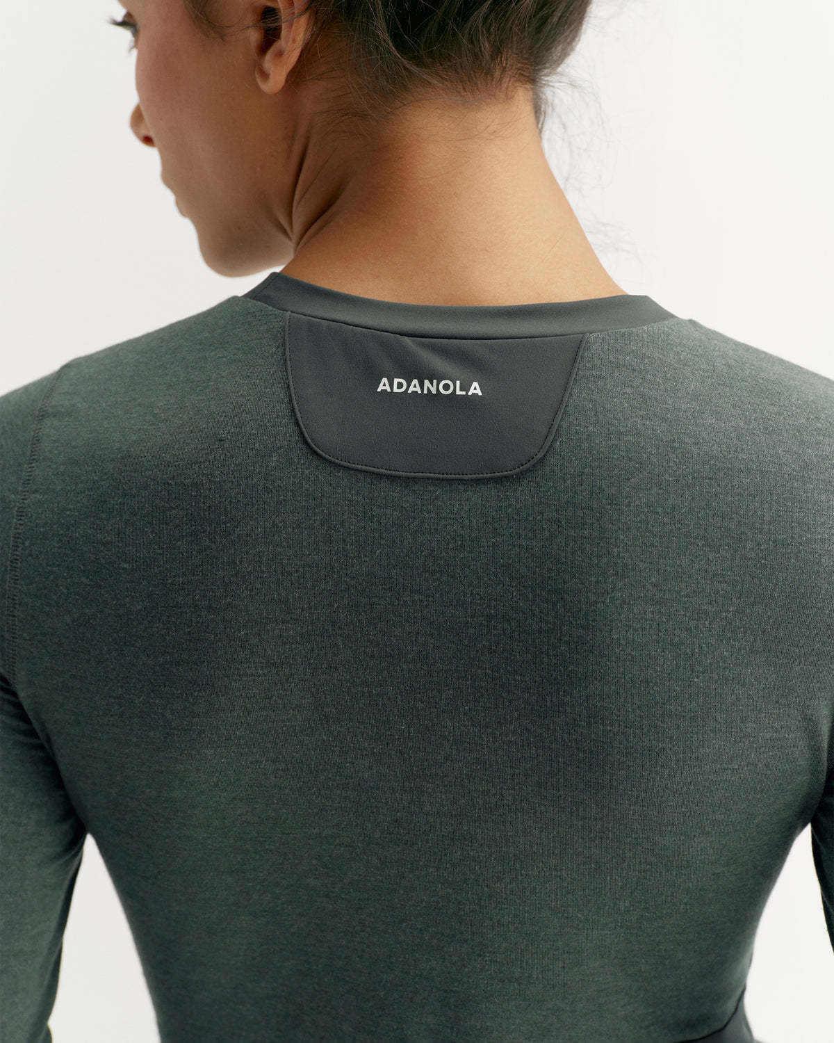 Modal Long Sleeve Technical Top - Sea Green
