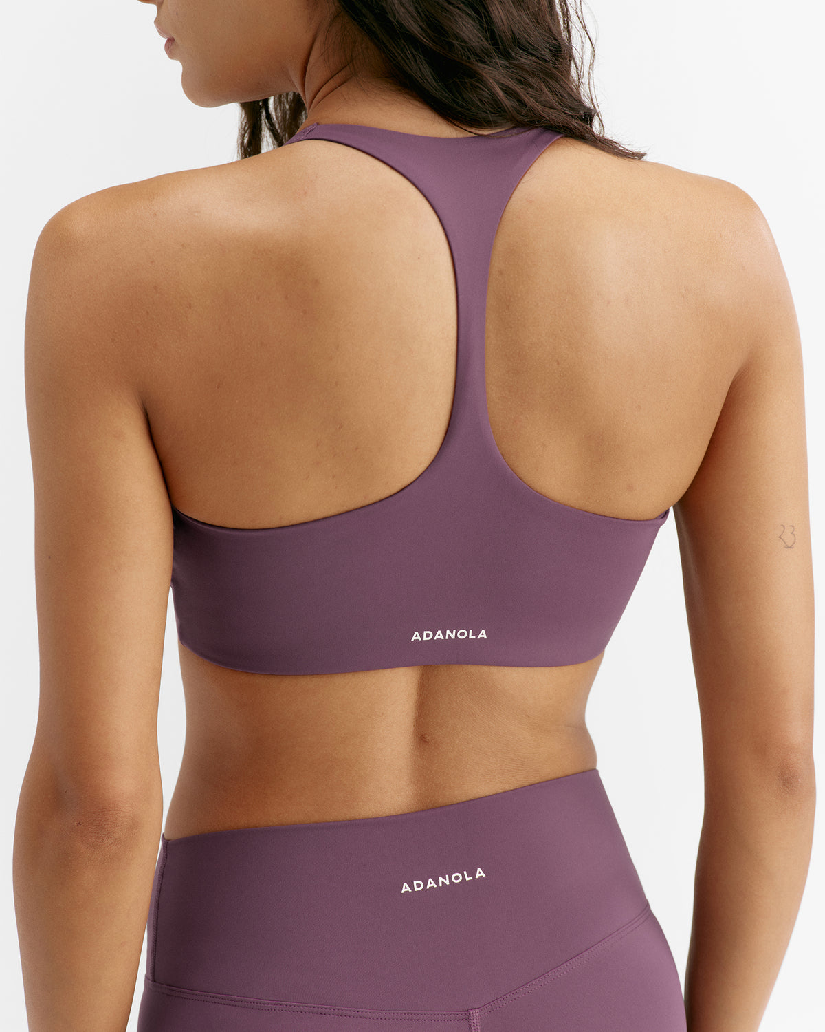 Ultimate Narrow Racer Back Bra - Elderberry Purple