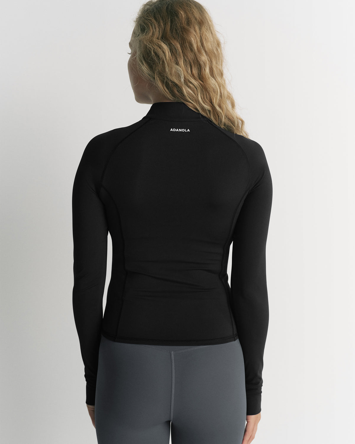 Ultimate Long Sleeve Quarter Zip Top - Black