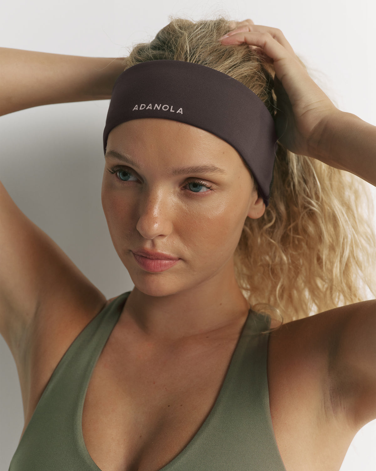 Active Fleece Lined Headband - Coffee Bean