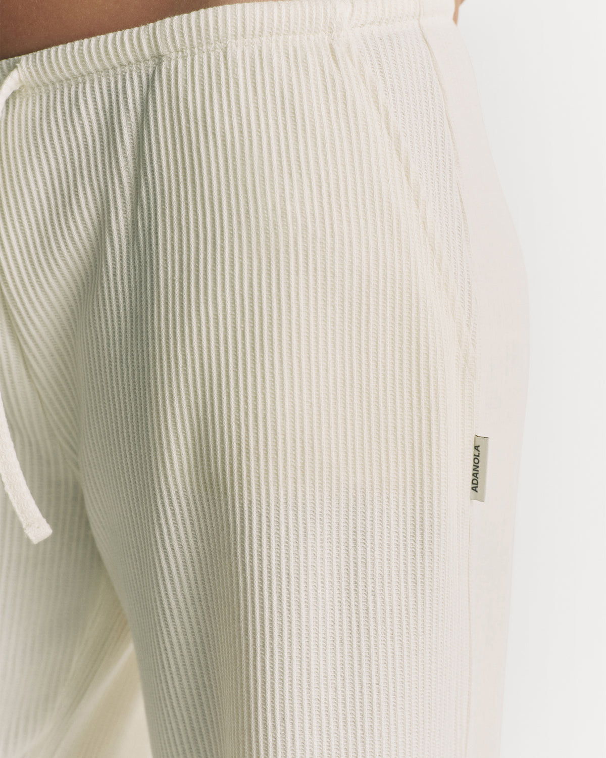 Rib Trousers - Marshmallow White