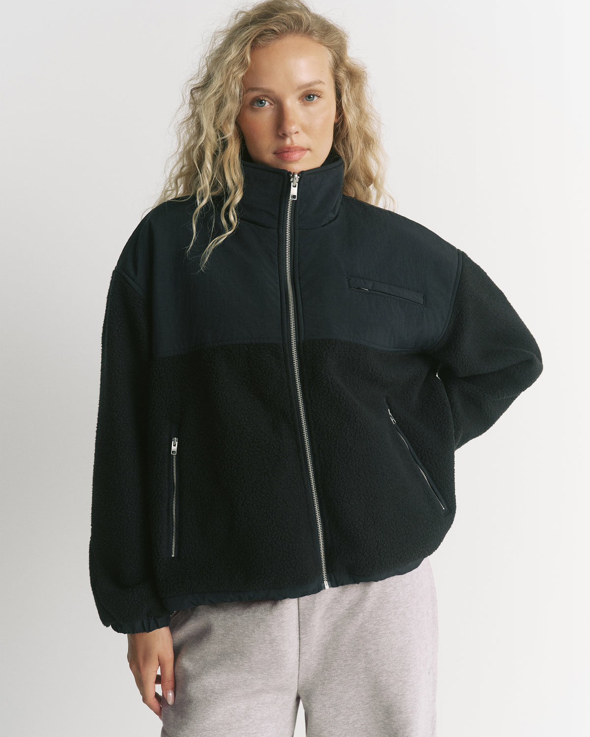 Reversible Fleece - Black