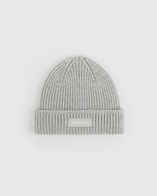 Mini Beanie - Light Grey Melange