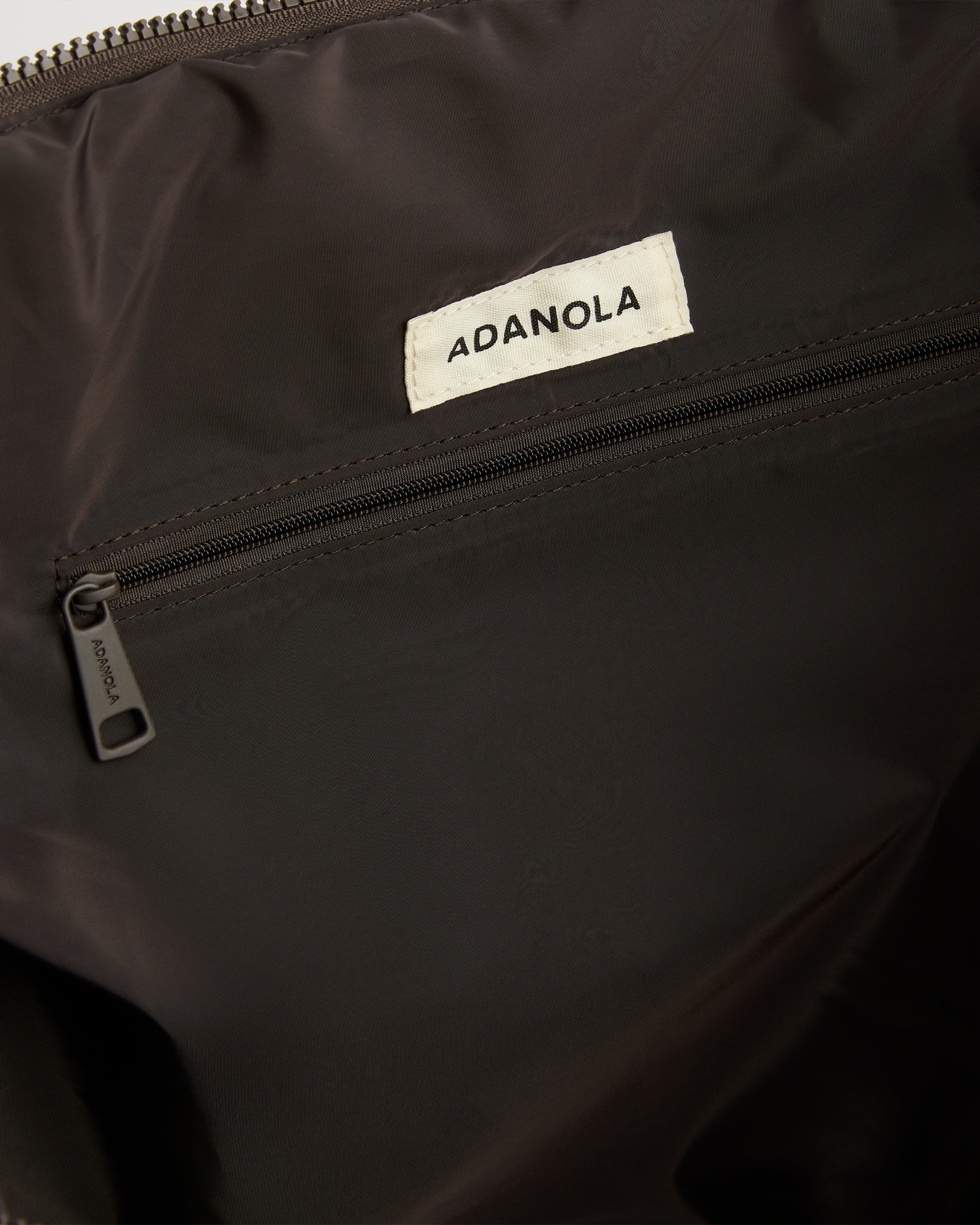 Quilted Nylon Duffle Bag - Coffee Bean
