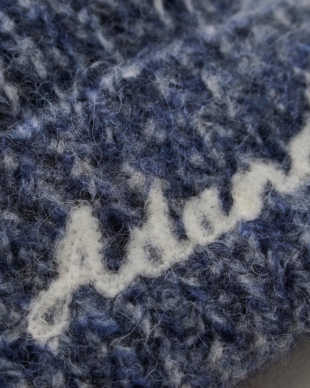 Knit Marl Beanie - Navy Blue