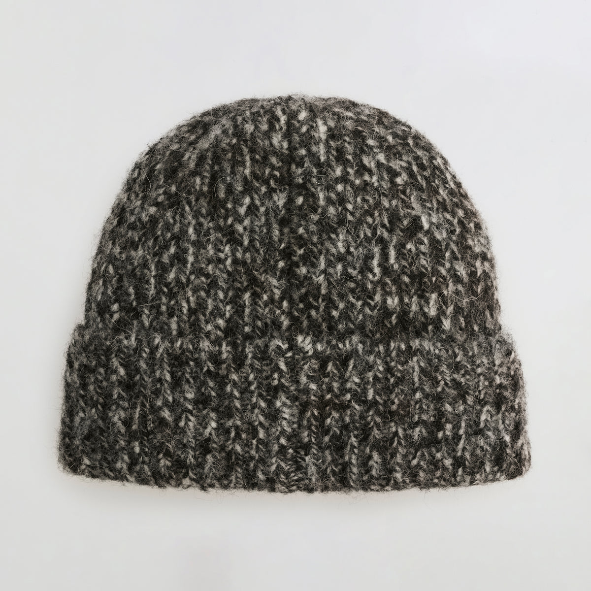 Knit Marl Beanie - Coffee Bean