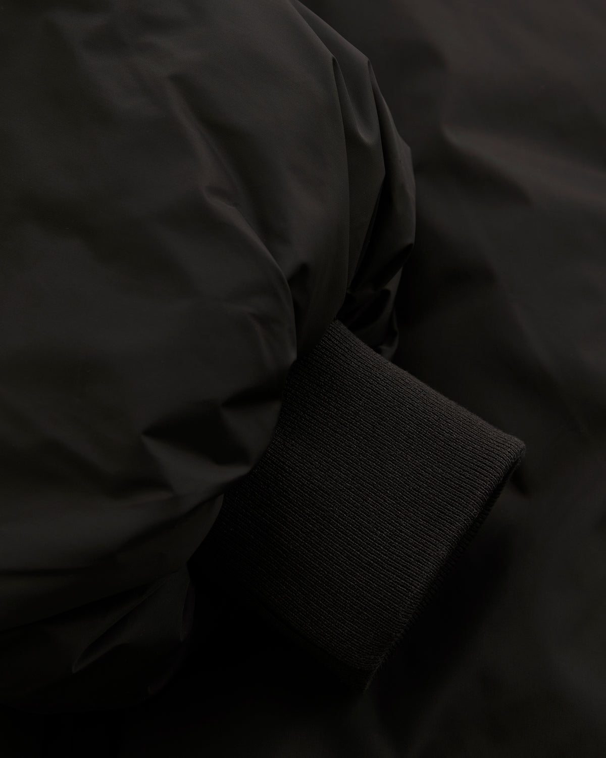 Funnel Neck Balloon Sleeve Down Puffer Jacket - Coffee Bean