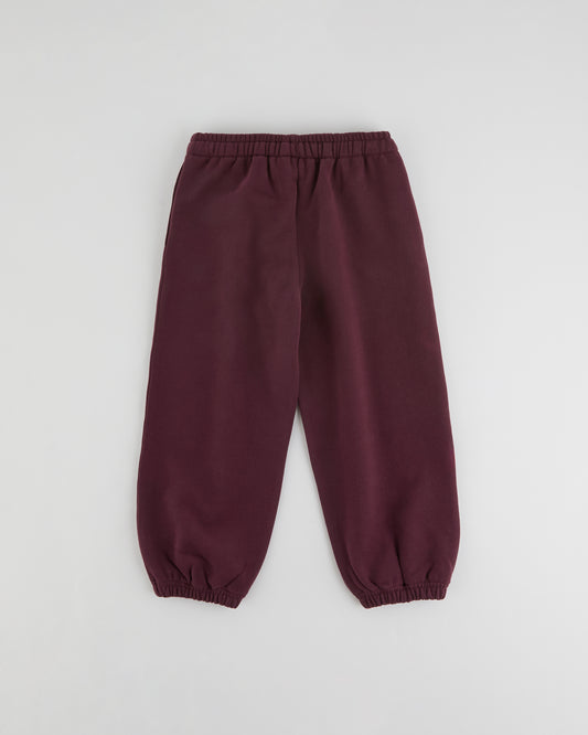 Mini Varsity Sweatpants - Dark Cherry