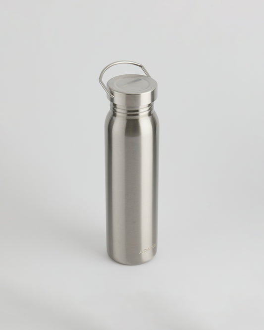 Stainless Steel 750ml Water Bottle - Silver