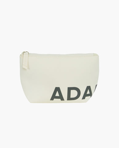 Travel Pouch - Marshmallow White/Olive Green