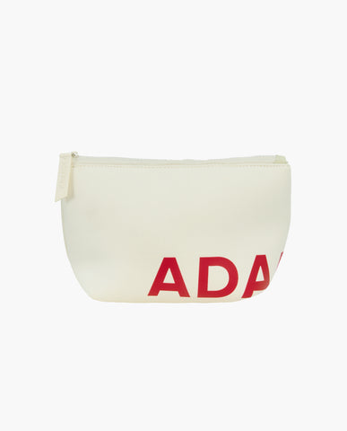 Travel Pouch - Marshmallow White/Classic Red
