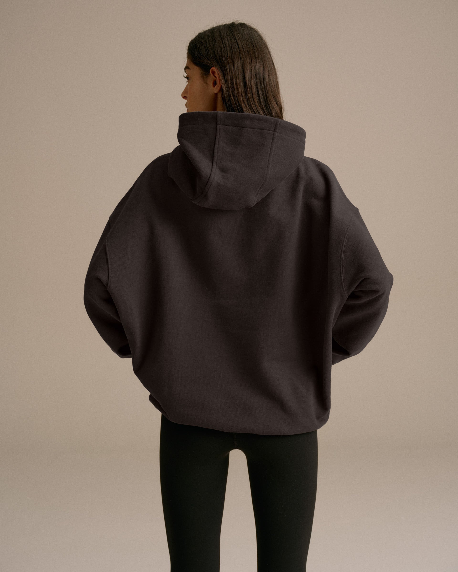 ADA Oversized Hoodie - Coffee Bean