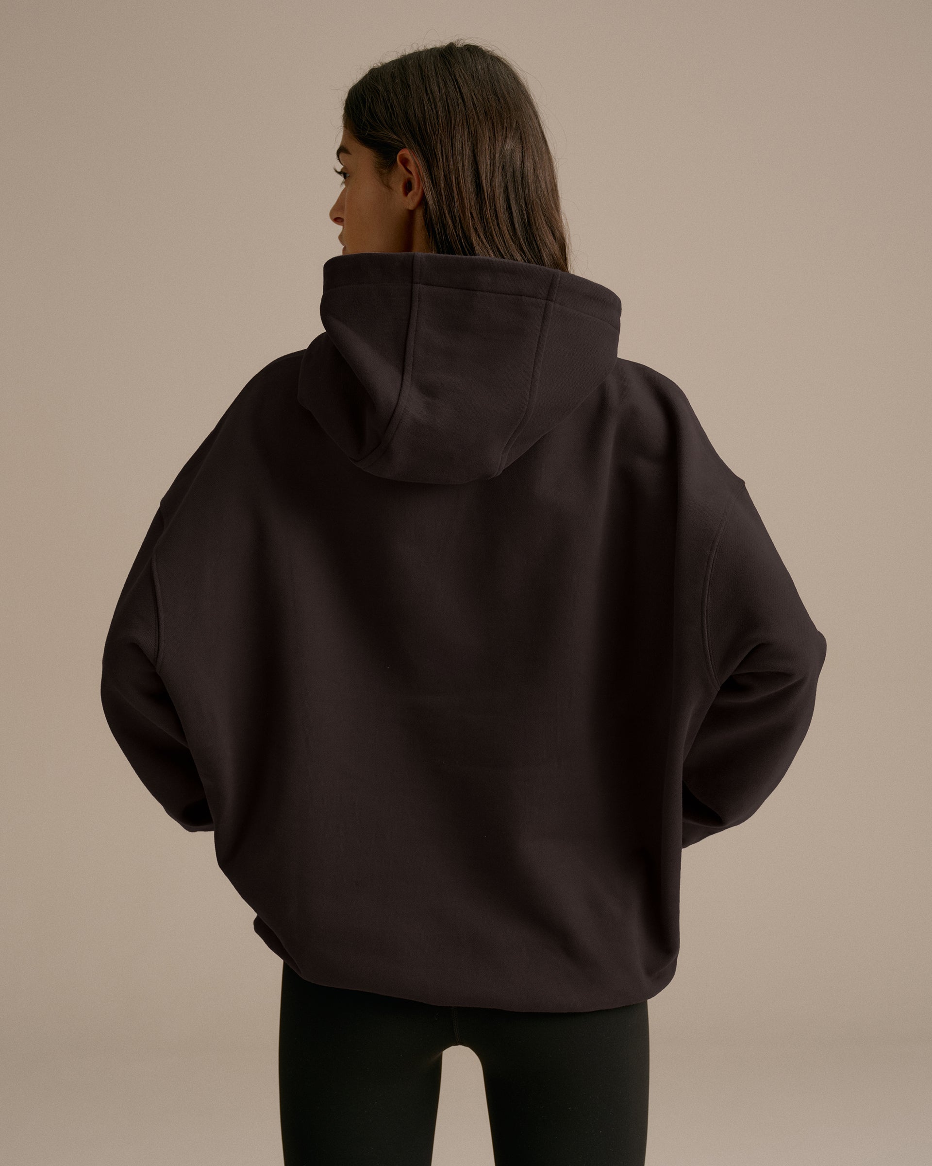 ADA Oversized Hoodie - Coffee Bean
