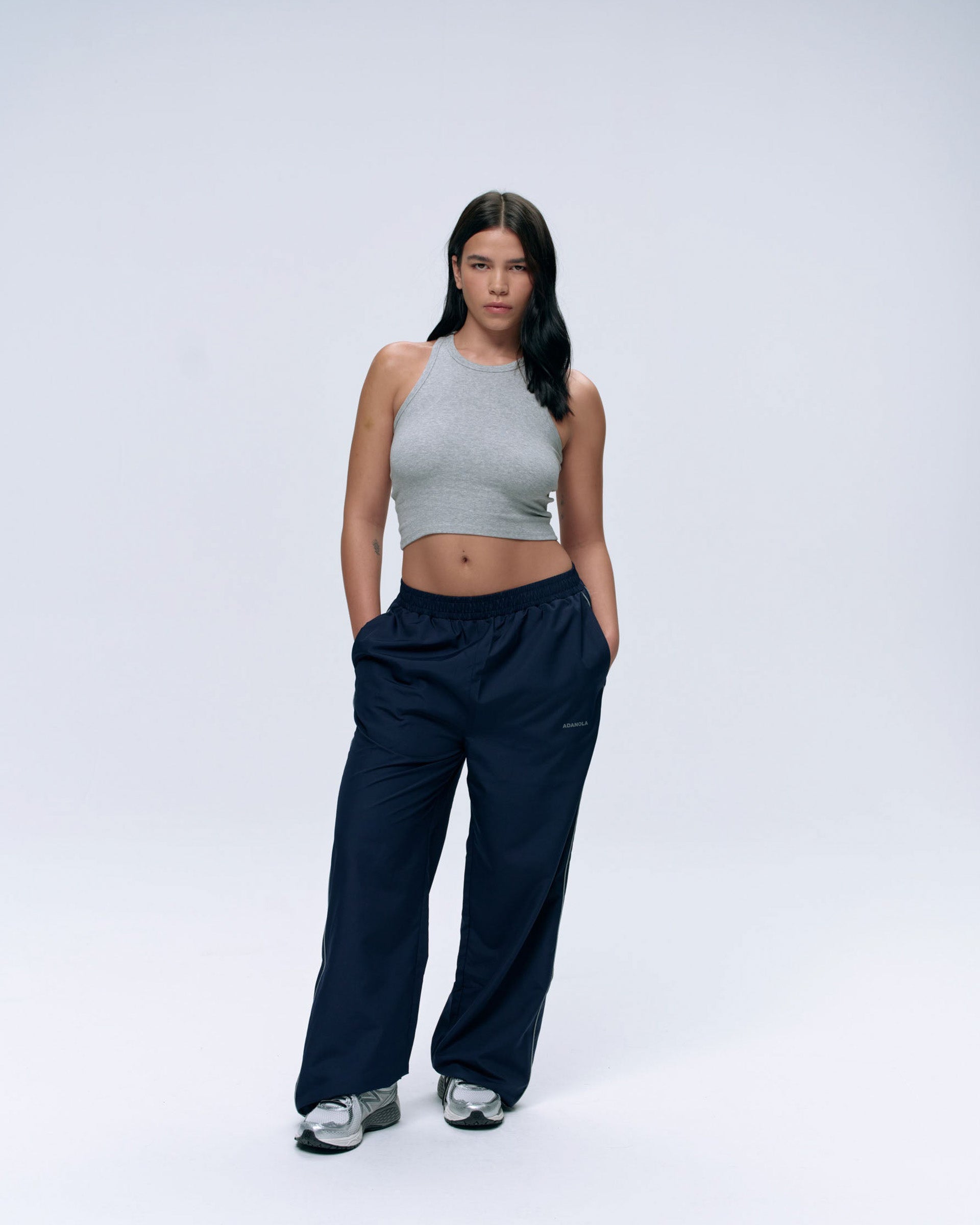 トップス Nida Tank Grey Melange 3933_HeatherGray_Womens_F_M.