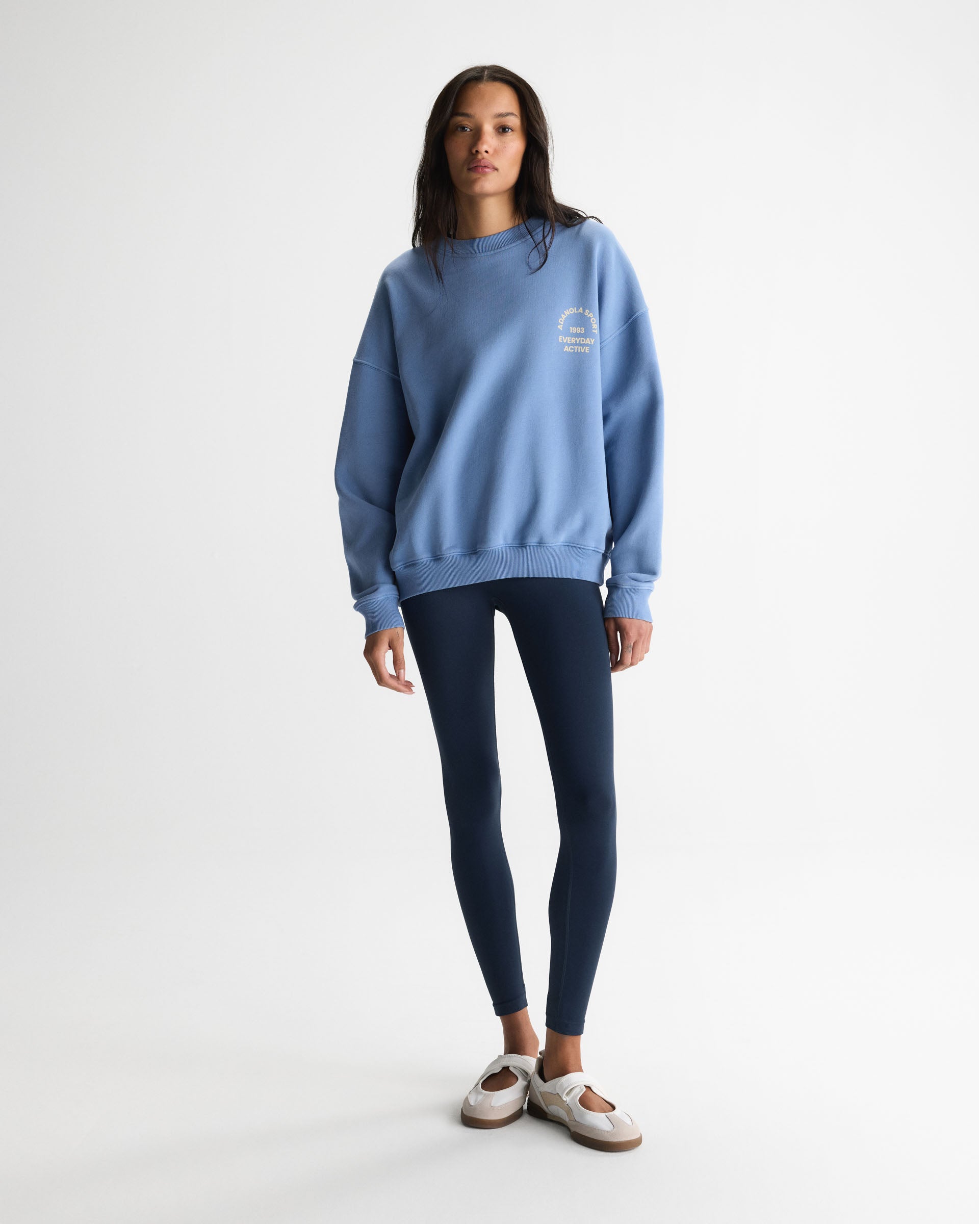 Women's Oversized Sweatshirt - Blossom Blue | Adanola – Adanola