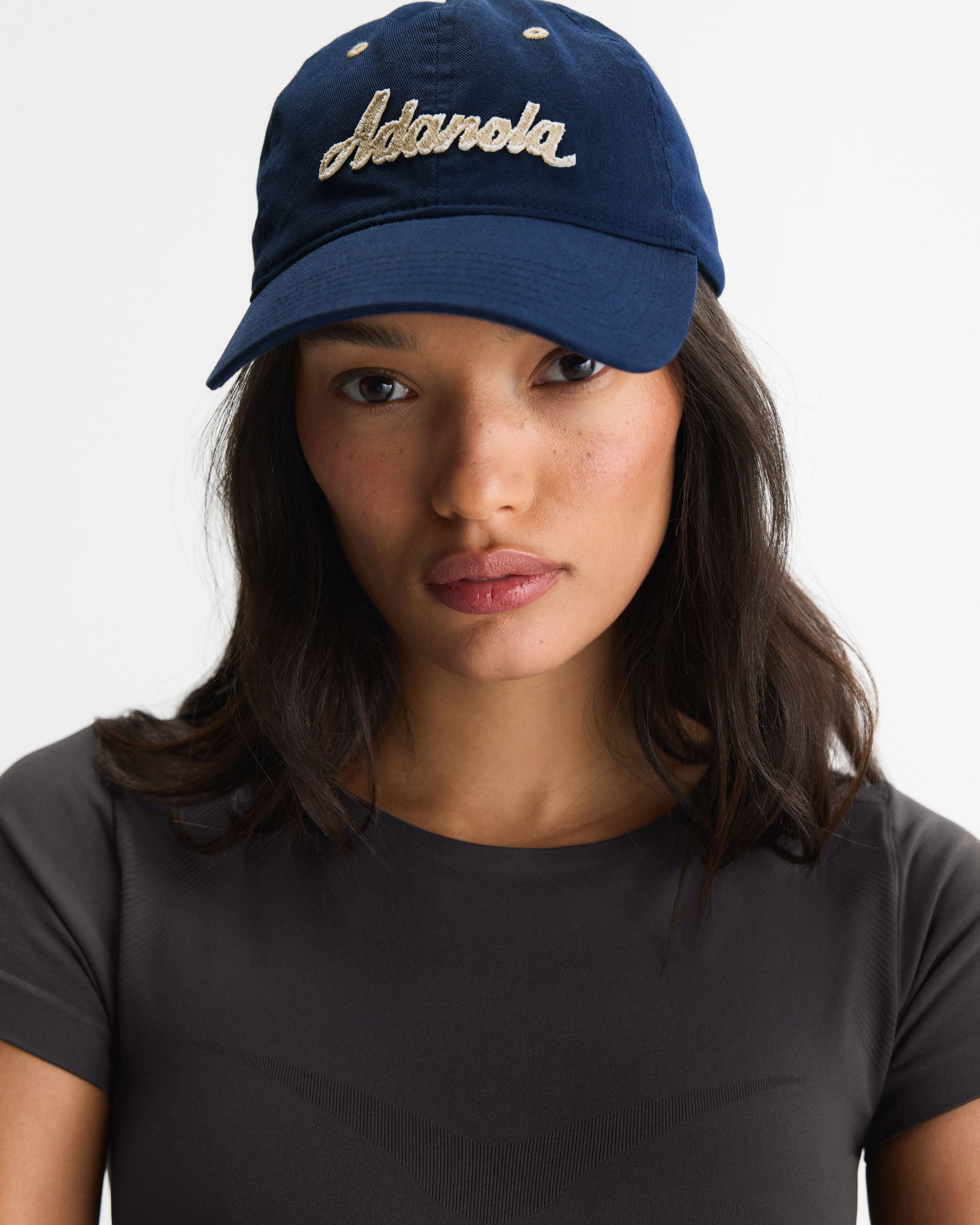 Signature Applique Cap - Navy Blue