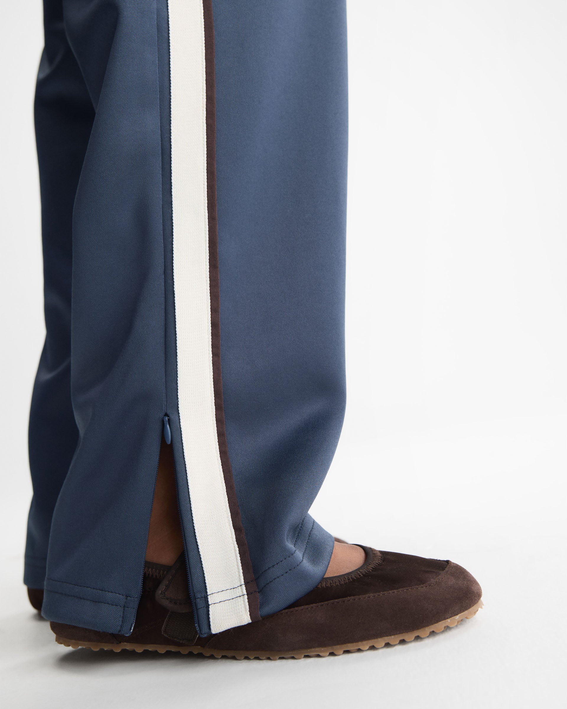 Side Stripe Track Pants - Midnight Blue – Adanola