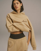 Signature Oversized Hoodie - Caramel Beige
