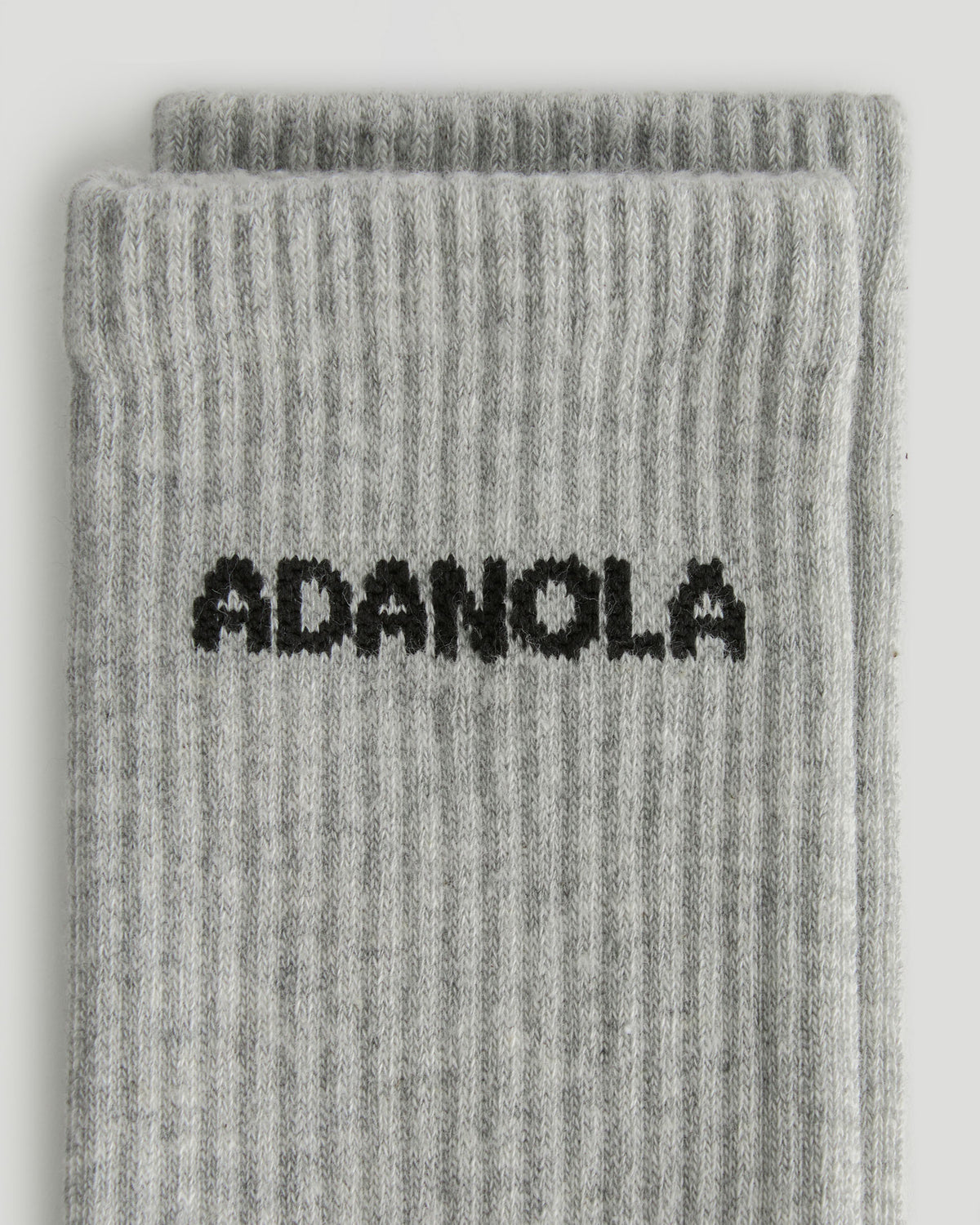 Pilates Grip Socks - Light Grey Melange