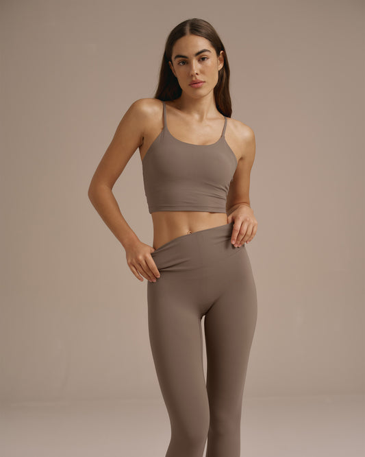 Ultimate Tank Bra - Cocoa Brown