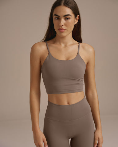 Ultimate Tank Bra - Cocoa Brown